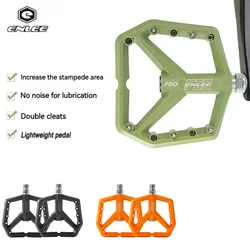ENLEE Bicycle Pedals Bike Ultralight Seal DU Bearings Cycling Nylon Pedal BMX MTB Pedals Flat Platform Bicycle Parts Accessories