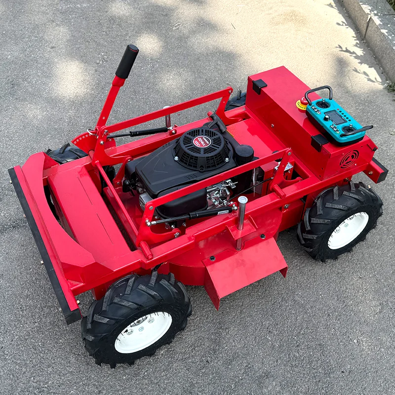 カスタマイズ可能なリモコン式芝刈り機、回転不要、リモコン式インテリジェント芝刈り機、CE認証済み