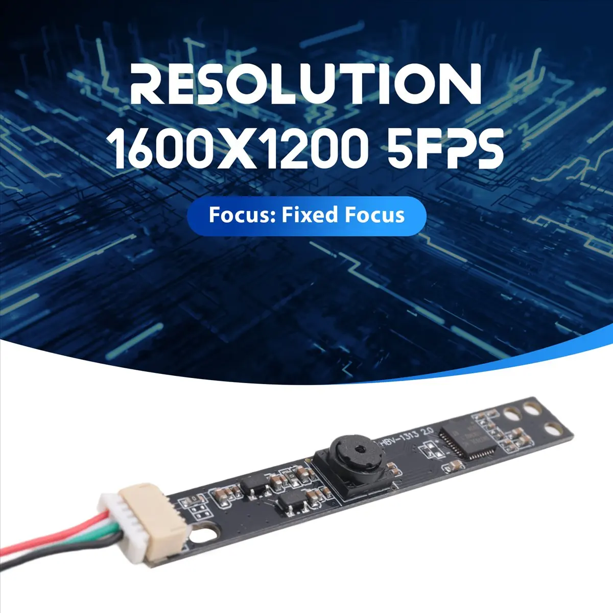 !DT~D2069OV2659 HD Camera Module 2 Million Pixel 60° 1600X1200 5Fps USB Camera Module Drive-Free For-Android Laptop, 60 Degree