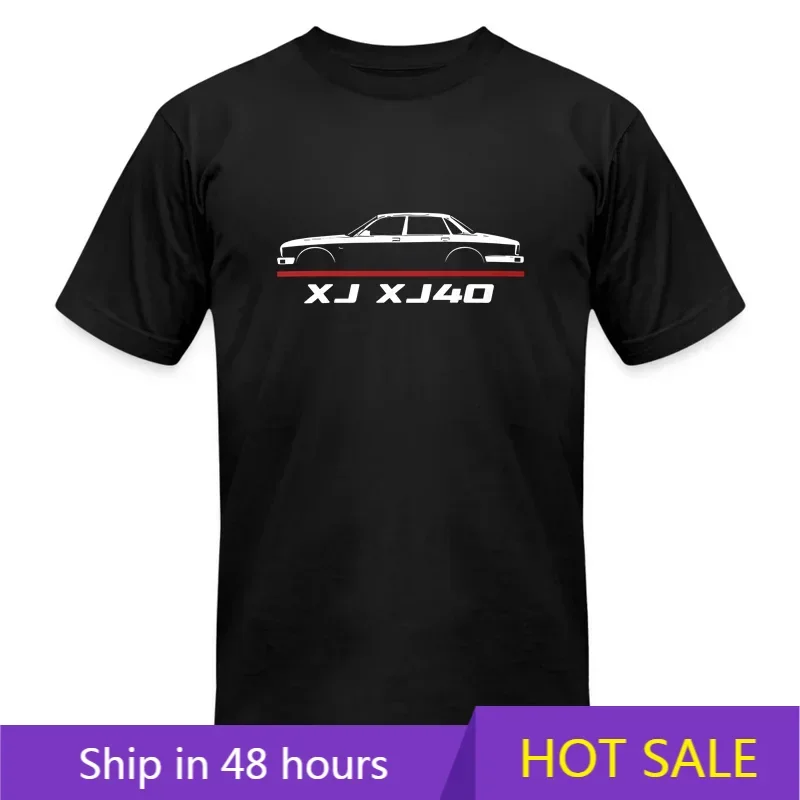 

2025 Men T Shirt Casual Jaguars XJ XJ40 1986-1994 Car Enthusiast T-shirt Graphic Summer Short Sleeves 100% Cotton S-3XL Cool Tee