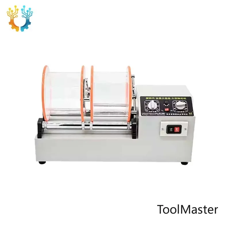 

[2026]Auble KT-1320 Large Rotary Rock Tumbler Polishing Machine For Jewelry Metal Industrial Vibratory Polisher, Gemstone Brass
