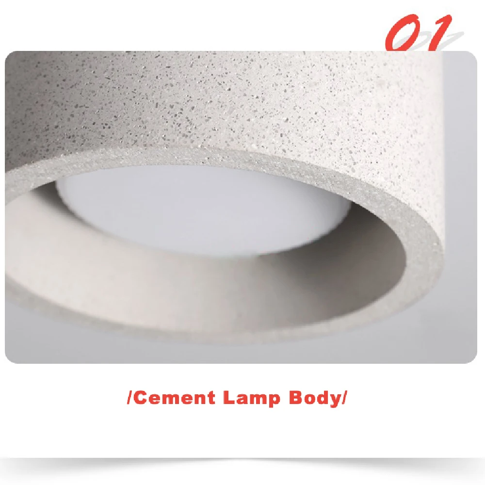 Wabi-sabi Cement Downlight Japan Beige Surface Led Down Light Yellow Cave Stone Ceiling Light for Home Corridor Decoration Lamp