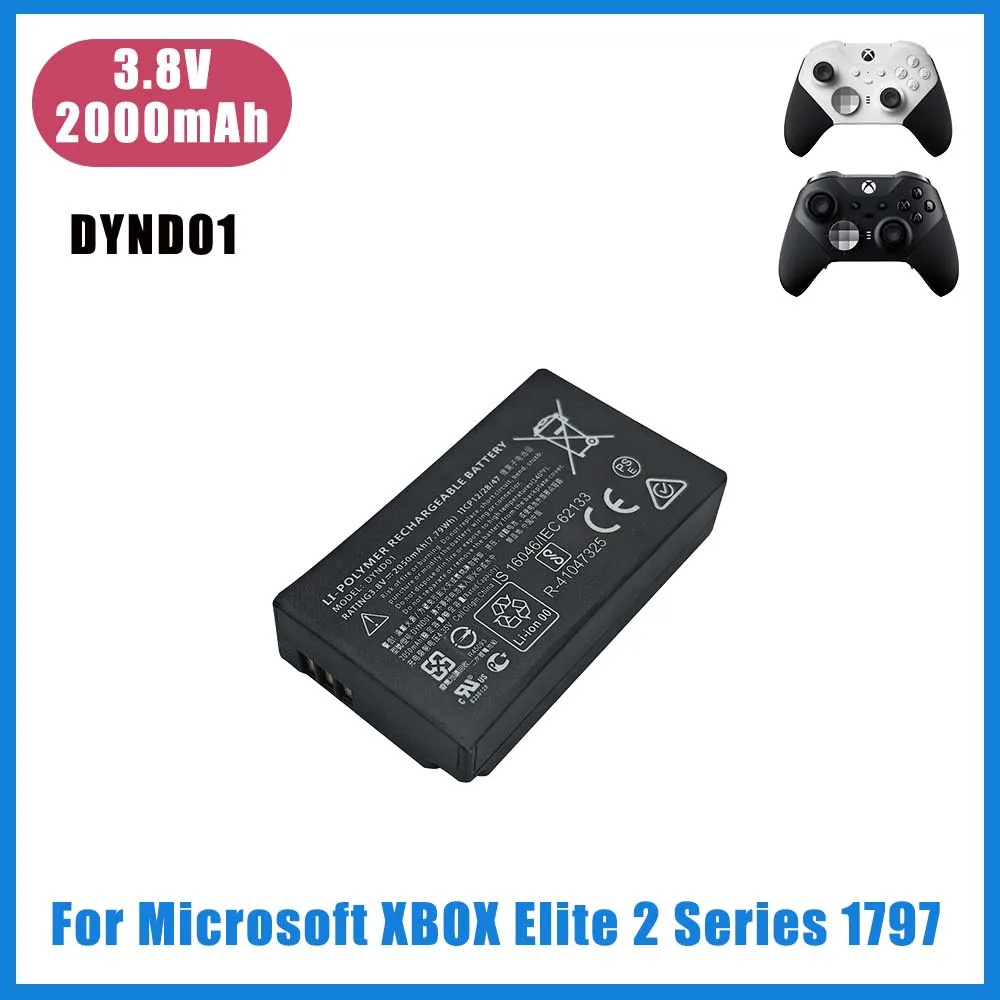 DYND01 Hochleistungs-Akku mit 3,8 V und 2050 mAh für Microsoft XBOX Elite 2 Series 1797