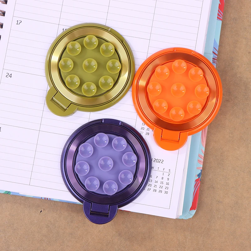 Secure Grip Magnetic Phone Holder with Silicone Ring and Anti-slip Suction Cup Design