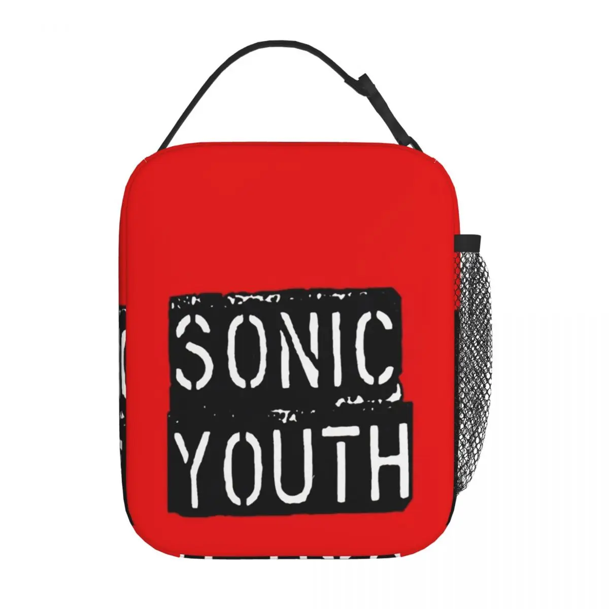 Sonic Youth Rock Band Punk Insulated Lunch Bag for Women Children Portable Food Boxes Thermal Lunch Box Tote