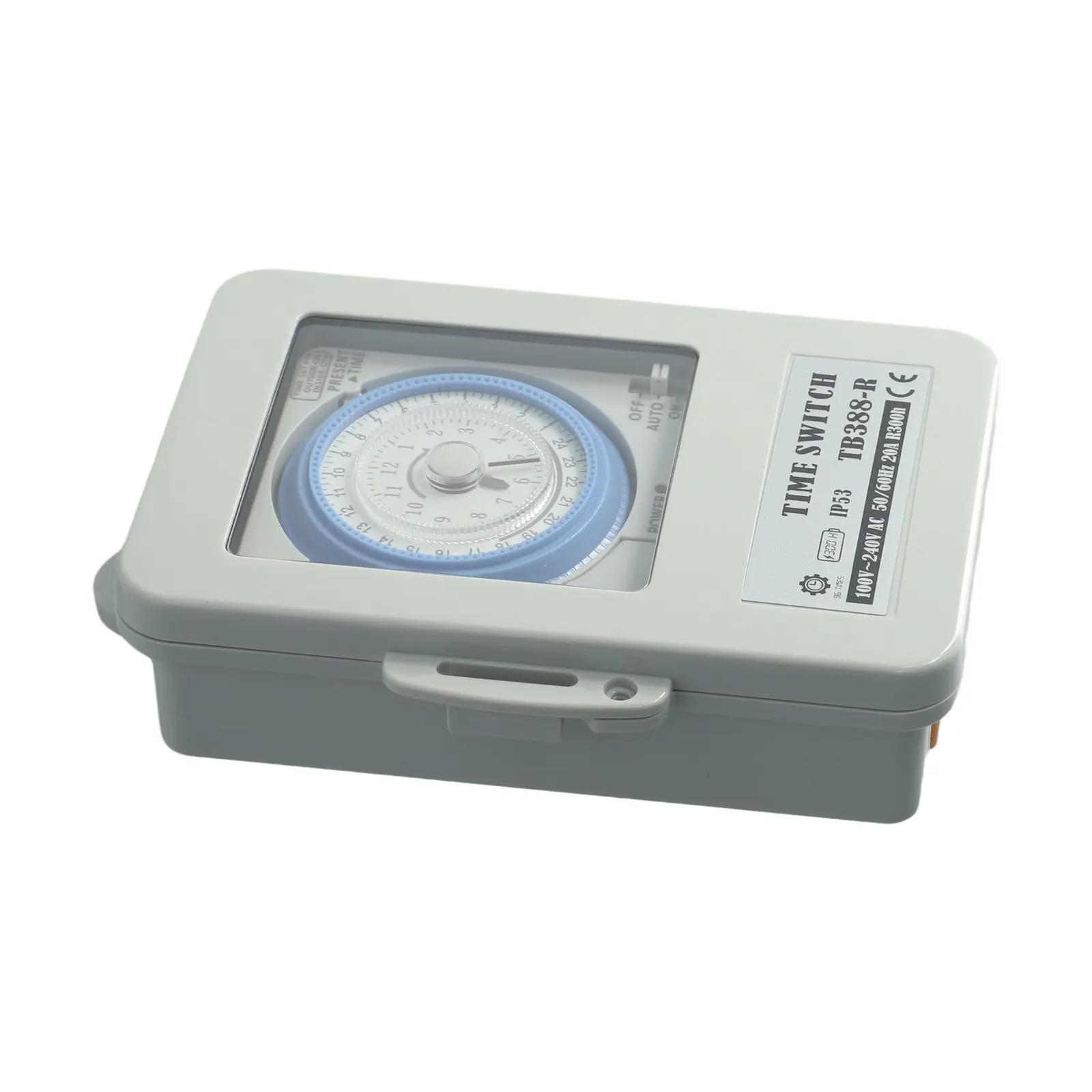 Waterproof 24 Hour Mechanical Timer Switch Reliable Auto Control for Water Heaters and Irrigation Systems AC100~250V 20A