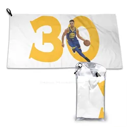 Steph Curry 3D Print Bath Towel Strong Water Absorption Steph Curry Sports Basketball Player Idea