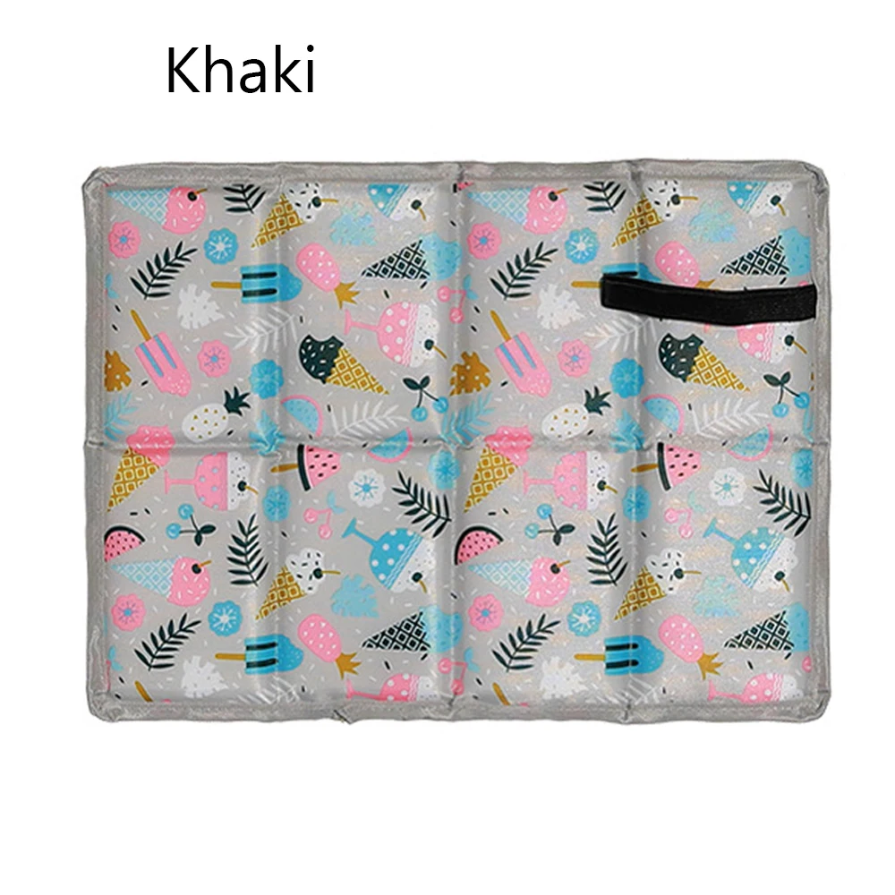 Tragbare Folding Camping Matte Schaum Sitzen Pad Wasserdichte Oxford Tuch Strand Matte Verhindern Schmutzig Wandern Kleine Picknick Sitz Im Freien