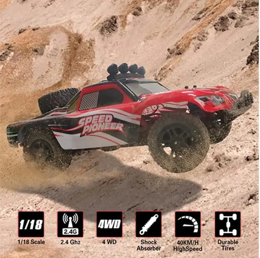 VOLANTEXRC 1/18 Short Course RC Car 4WD Of Road Remote Control Truck RTR 785-2