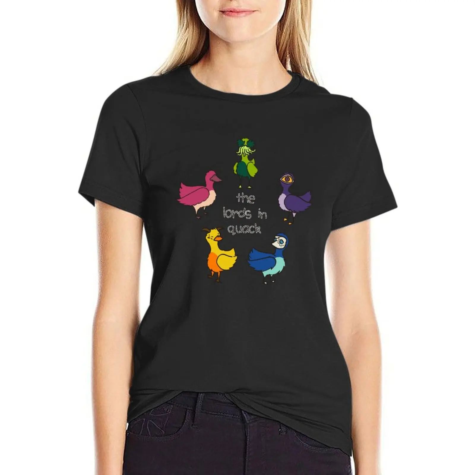 

The Lords in Quack T-Shirt vintage funnys summer clothes for Women