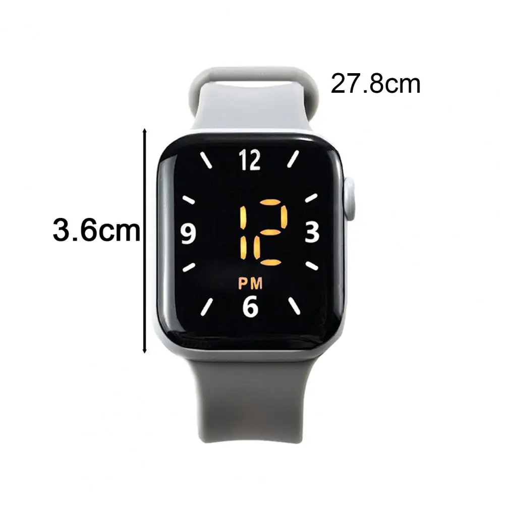 Digital Watches Men Women Electronic Square LED Sport Wristwatch Fashion Casual Simple Silicone Female Clock Reloj Para Mujer