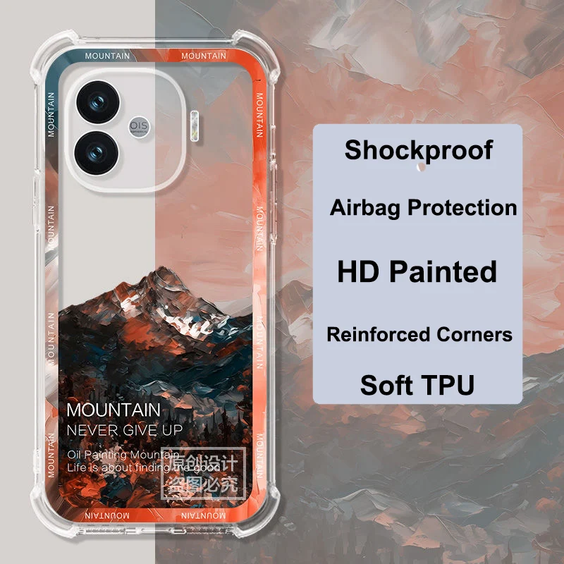 For iQOO Z9 Turbo Crystal Case For Vivo iQOO Z9 AirBag Matte Back Shell For iQOO Z9Turbo Coque For iQOO Z9X iQOOZ9 Z9 X