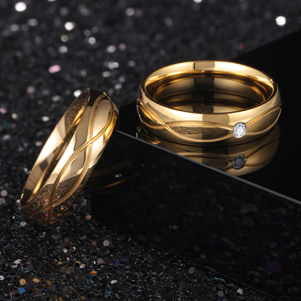 Luxury Creative Zircon Gorgeous Shiny Oval Stone Ring For Men Women Punk Gothic Unisex Jewelry Accessories Gift For Lovers