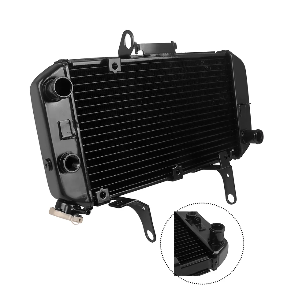 Motorcycle Aluminium Engine Radiator Cooler Cooling System Water Tank For Suzuki V-STROM 650 VSTROM DL650 DL 650 2004-2011