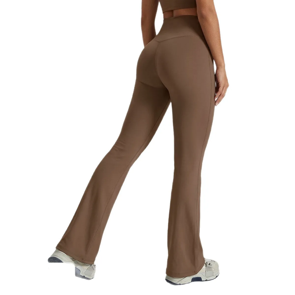 Cinching Hip Waisted Waist Lifting Fitness Yoga Pants Wide Leg Bottoms Breathable Gym Casual Bombshell Sports Leggings Female
