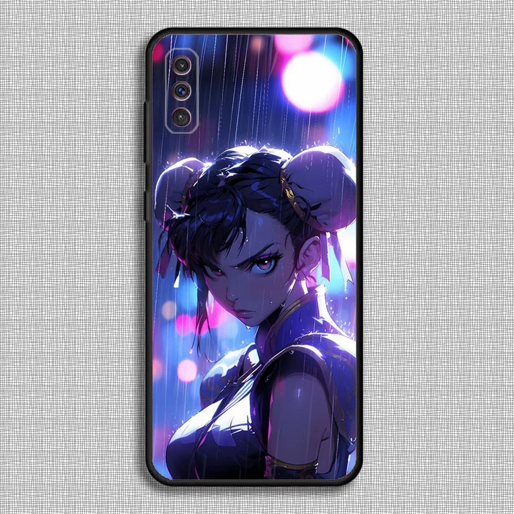 Chun-Li Game S-Street-F-fighters Phone Case For Samsung S23,23,22,30,21,10,9,Note20 Ultra,Lite,Ultra,5G,Plus,FE,Black Soft Case