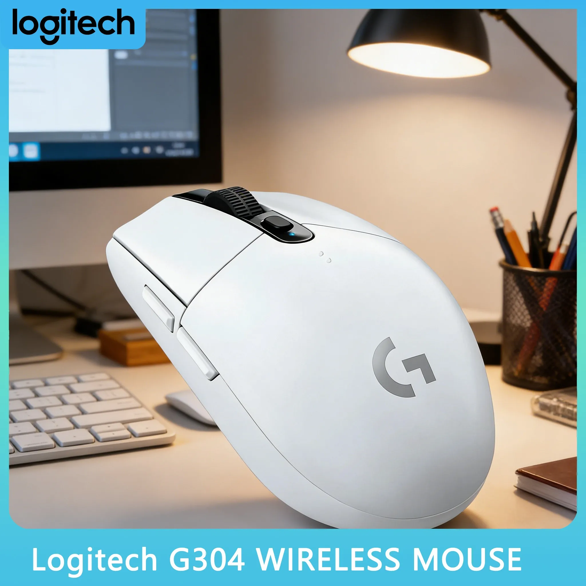 

Logitech G304/G305 Wireless Mouse Silent Click Best for Night Use