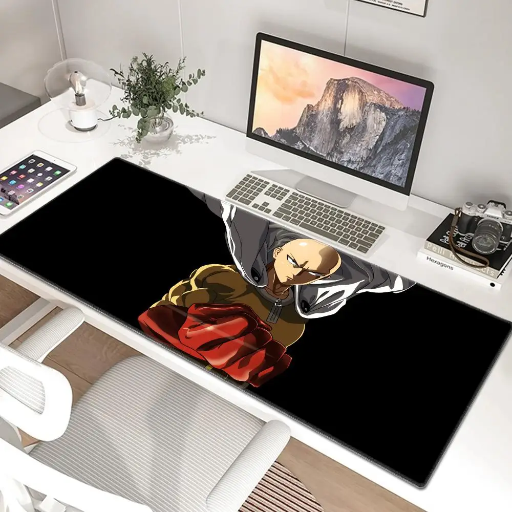 XXL Anime ONE PUNCH-MAN Gaming Mouse Pad Carpet Keyboard Pad Setup Gamer Accessories Computer Tapis Souris Big Desk Mat