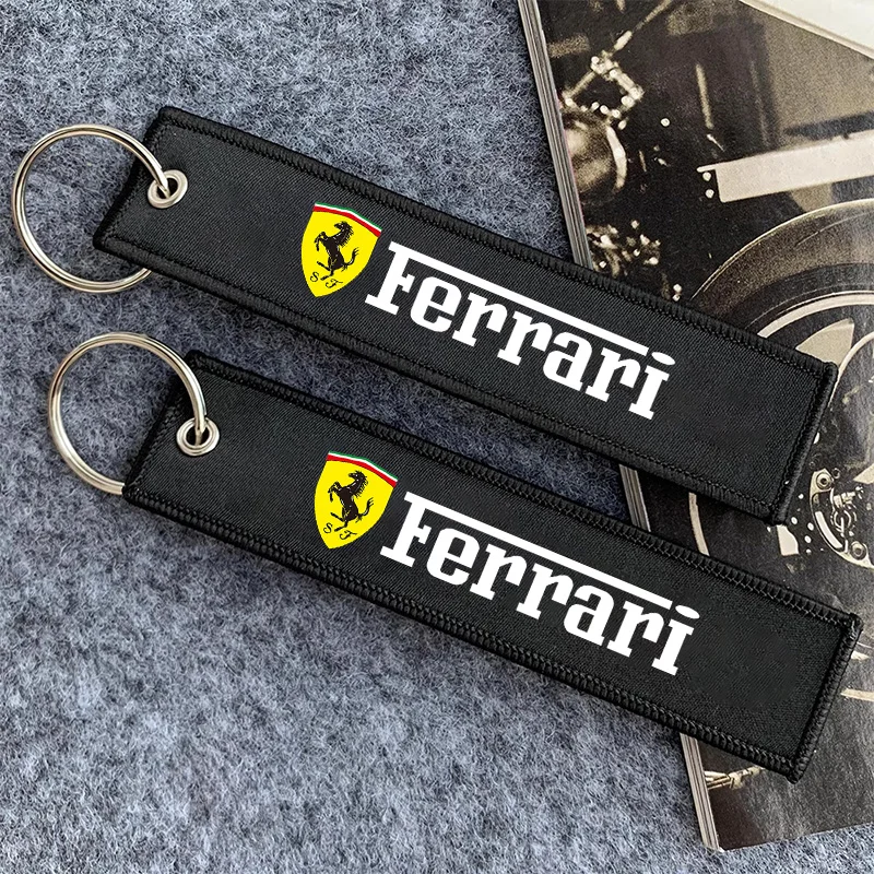 F1 Ferrari 3D-печать автомобильный брелок-брелок-подвеска для мужчин и женщин подарки для FerrariF430 Stradale 458 488 599 612 F12 Charles Leclerc