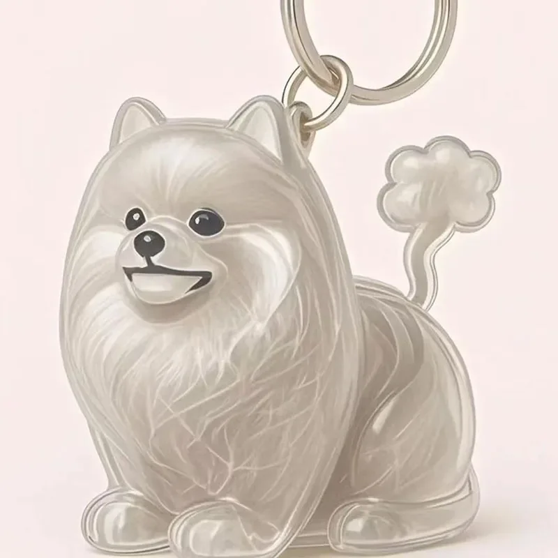 

Dog Hair Storage Pendant Cat Hair Keychain Bag Pendant Couple Car Key Chains Souvenir Collection Gift Decoration Accessories