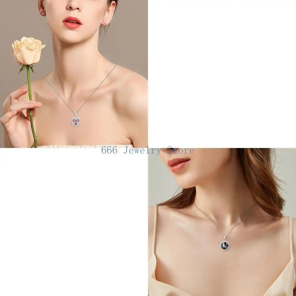 F2TD Unique Trees Of Life Essential Oil Diffuser Necklace With Long Lasting Fragrances Capability for Fashion Forward Women