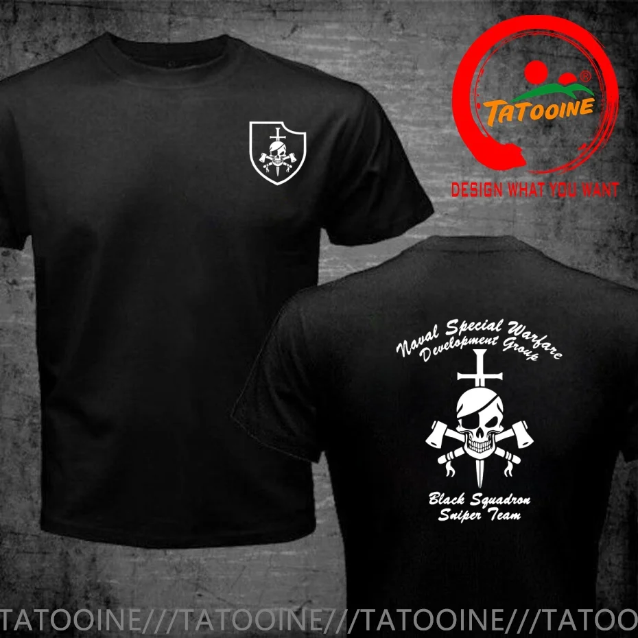 NSWDG Devgru Seal Team Six Black Squadron US Army T Shirt Men Fashion Trendy Casual Clothing Stylish Tops Tee Shirt Leisure