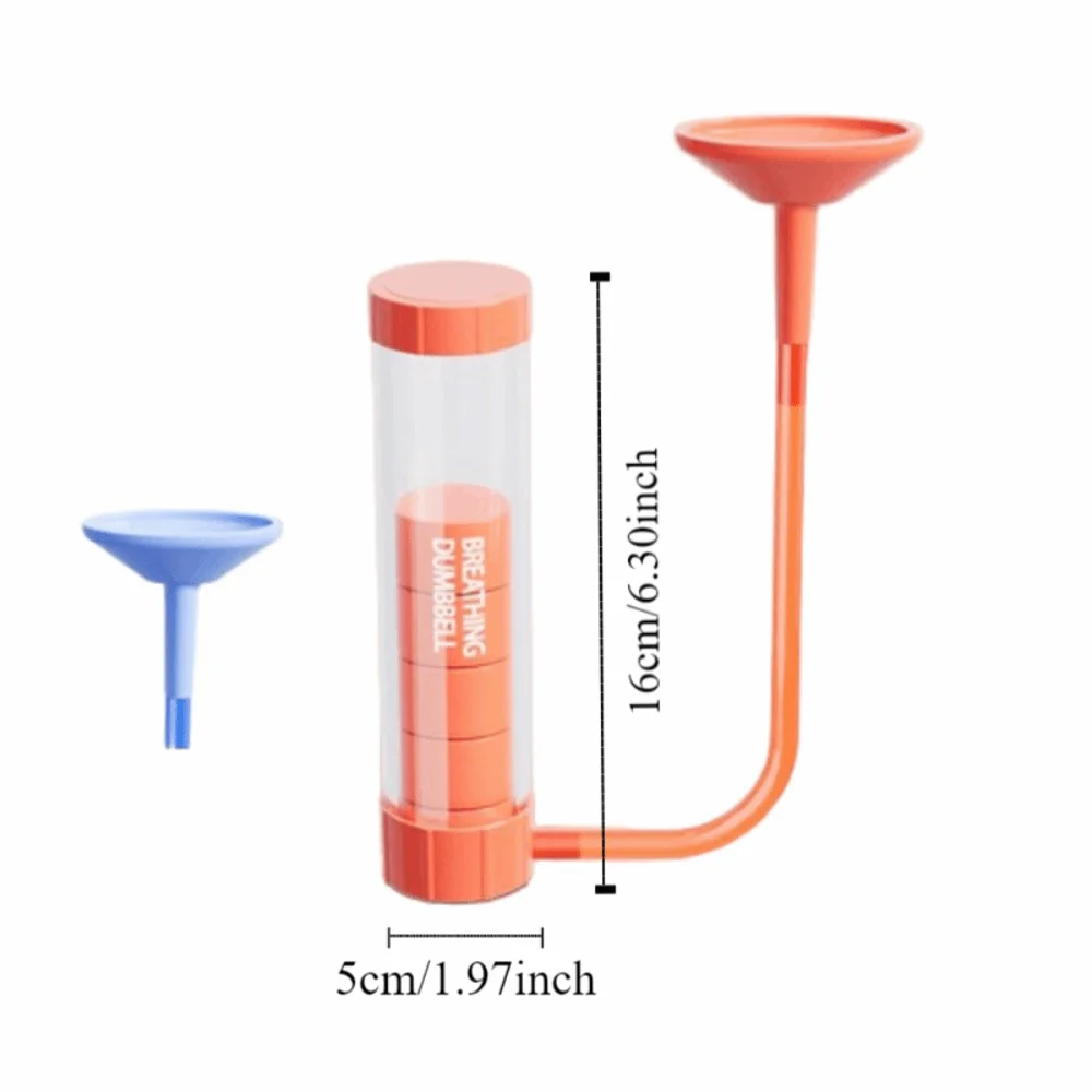 جهاز تدريب العضلات للتنفس، جهاز أقوى للرئتين، جهاز تدريب عضلات البطن قابل للتعديل، مجموعة واحدة من مدرب التنفس العميق الصحي