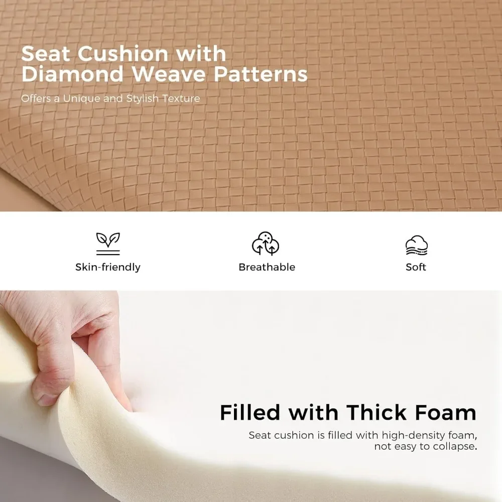 مقعد عثماني منجد للتخزين الحديث بأرجل ذهبية نهاية السرير ومسند للقدمين مقعد ديكور لغرفة المعيشة #4