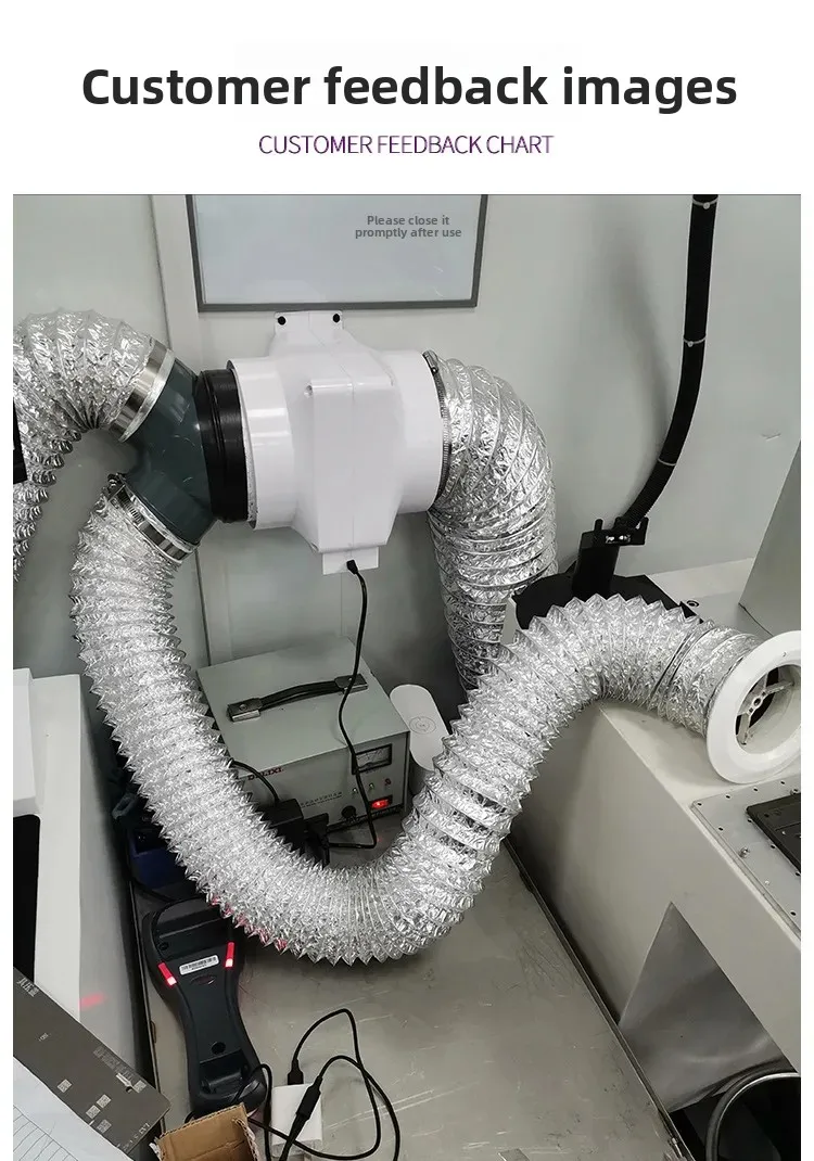 Dual Outlet Bathroom Exhaust Fan Silent Powerful High Airflow 110mm PVC Duct Ventilation for Hotel Toilet Ceiling Mount Use