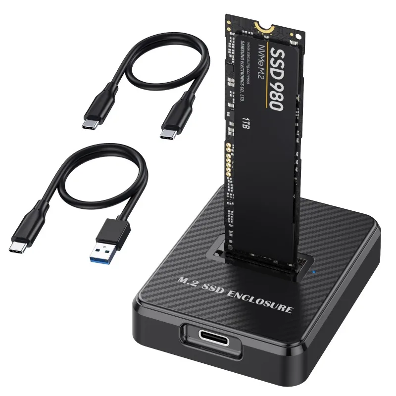 

External SSD Hard Disk Dock M.2 NVMe SATA USB C Enclosure 10Gbps Reading Writing SSD Adapter For M.2 SSD Docking Station