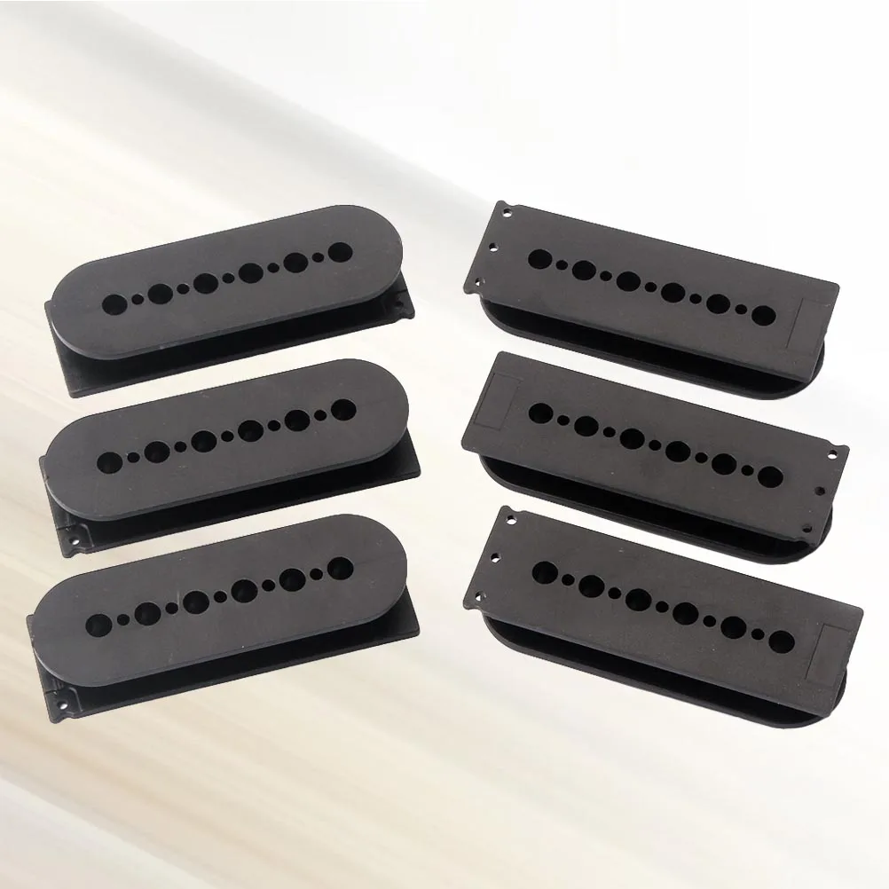

6 Pcs Bass Pickup Cover PB Slug Bobbin Humbucker Spool Fine Workmanship Easy to Carry