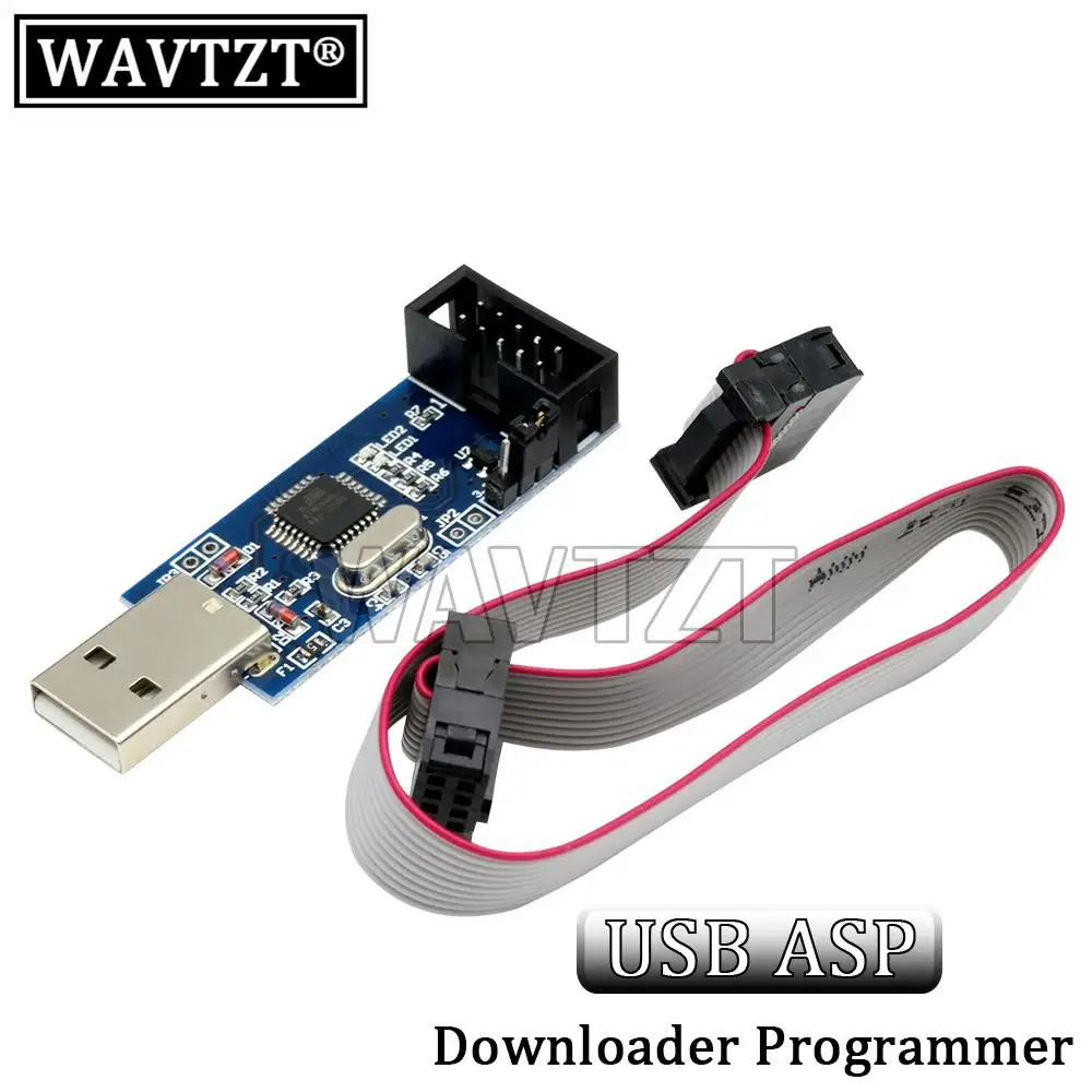 WAVTZT USBASP USBISP AVR Programmer USB ISP USB ASP ATMEGA8 ATMEGA128 Support Win7 64