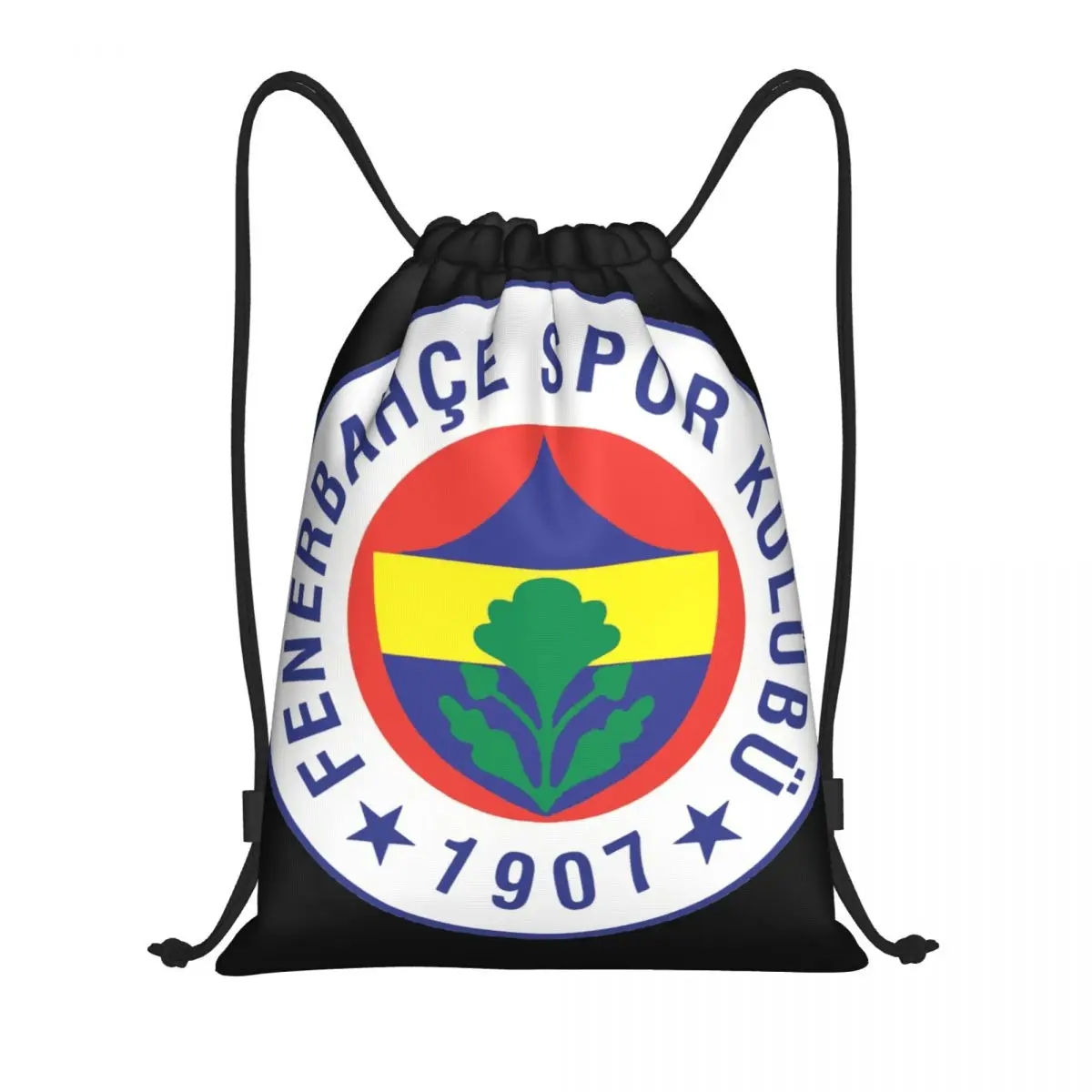 

Turkey Fenerbahce SK 1907 Multi-function Portable Drawstring Bags Sports Bag Book Bag For Travelling