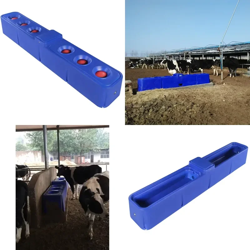 for Blue Thermostatic Drinking Poultry Heating System Farm Water Drinker Animal Drinking Equipment Bovine Water Tank