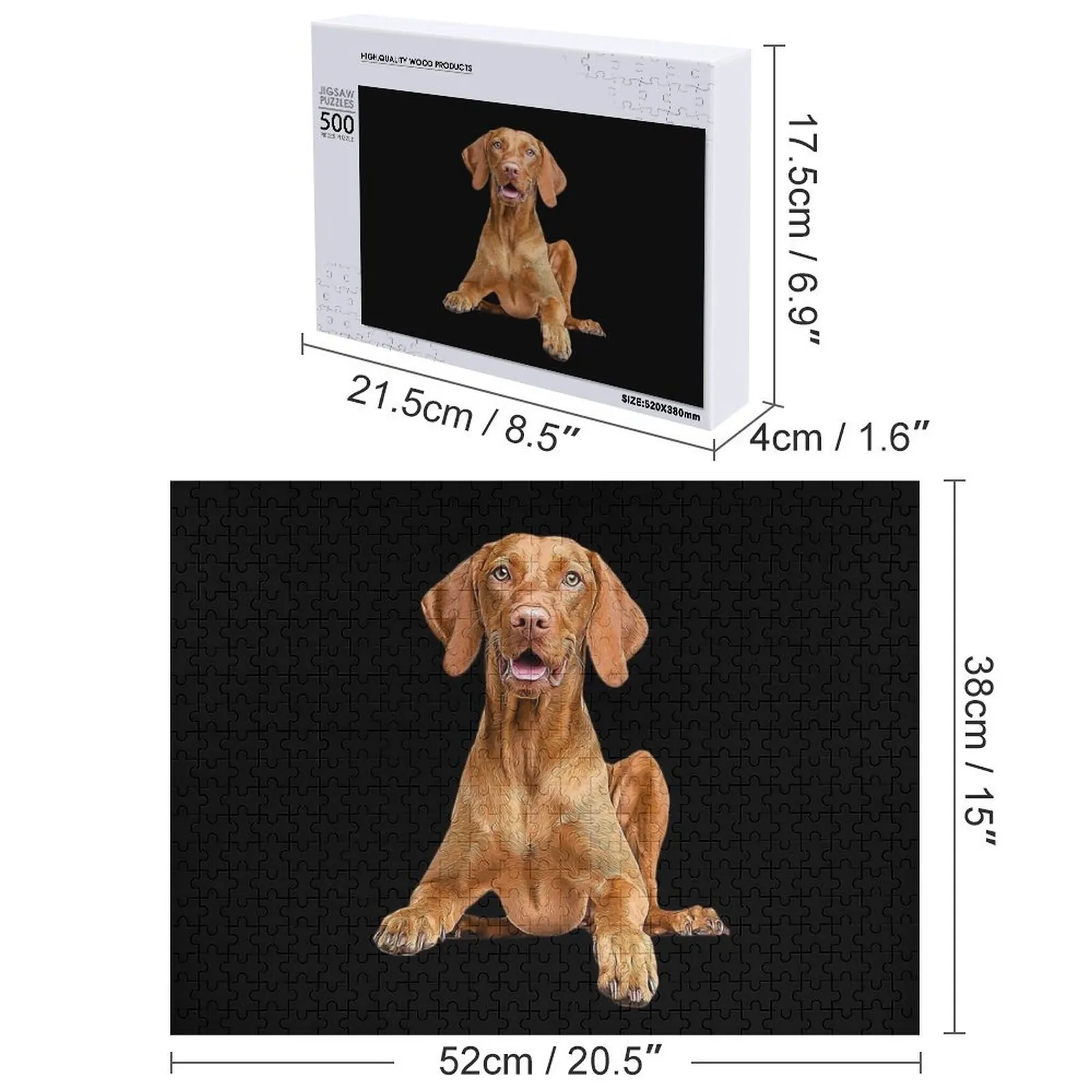 Vizsla in stile! Jigsaw Puzzle Jigsaw Puzzle in legno personalizzato per adulti Animali in legno Nuovi giocattoli per bambini 2022 Puzzle