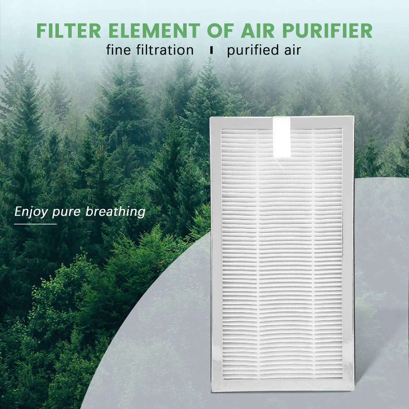 قطعتان من فلاتر بديلة لجهاز تنقية الهواء Medify MA-15، H13 True HEPA ومرشحات الكربون المنشط، 3 في 1 مرشحات مسبقة