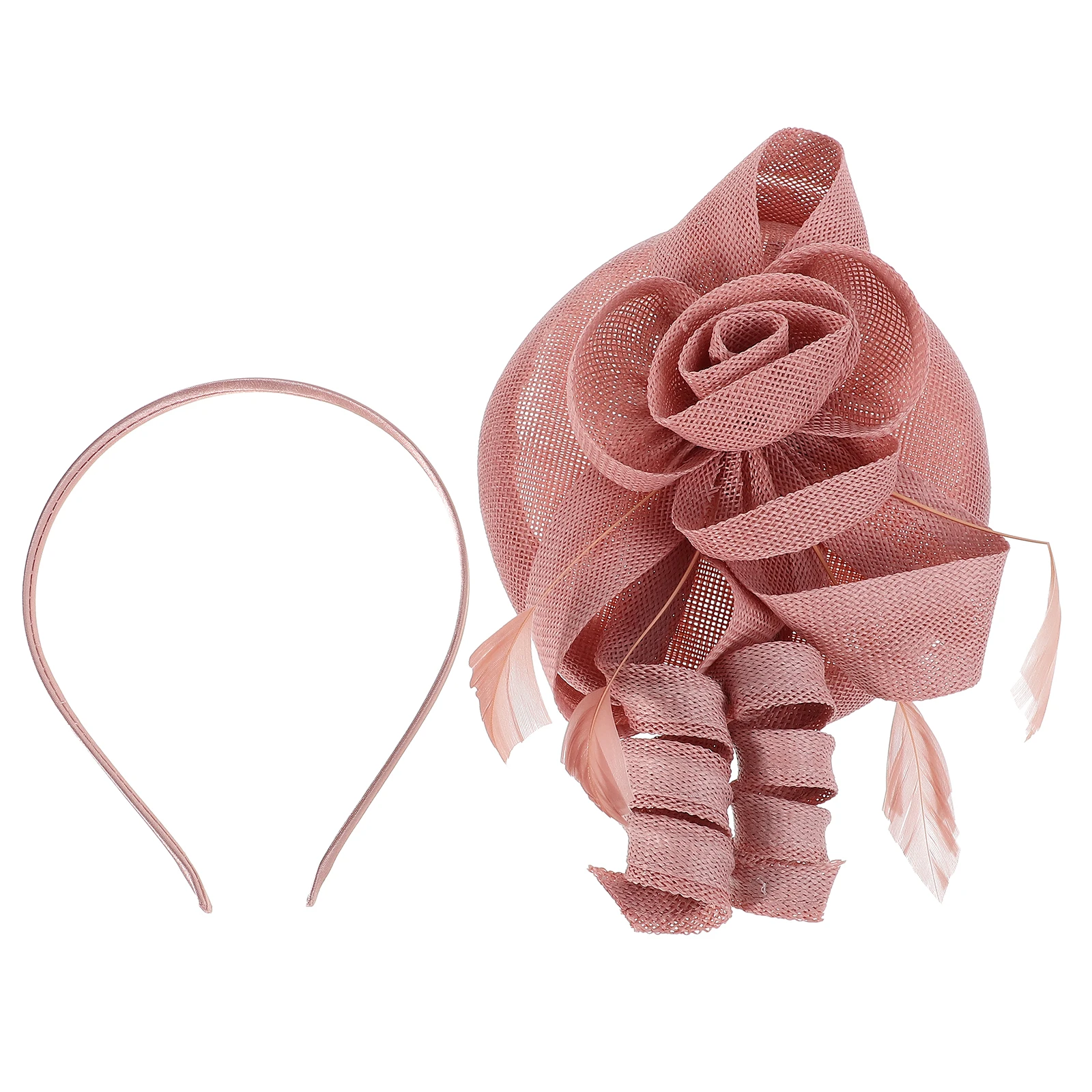 

Spiral Hair Accessories Natural Fibers Comfortable Durable Prom Party Wedding Bridal Headpiece Boho Accessories Faux Linen Gauze