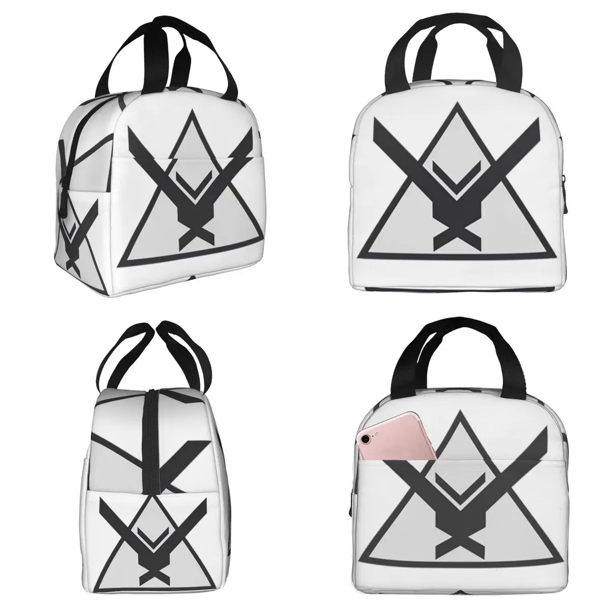 Halo Reach Insulated Lunch Bag for Kids School Cooler Thermal Food Box Tote Portable Lunch Boxes Container