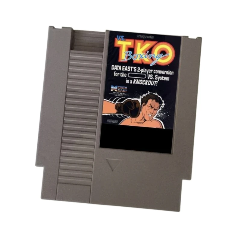 

Против. Картридж для боксерской игры TKO для консоли NES, 72-контактный картридж для видеоигр