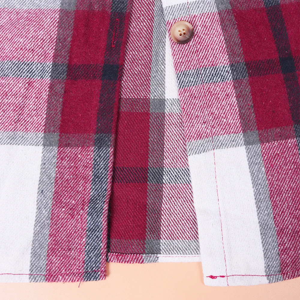 

Элегантное женское мини-платье больших размеров в ретро-клетку с длинным рукавом, повседневное платье-рубашка с поясом на талии, миди-платья Vestidos