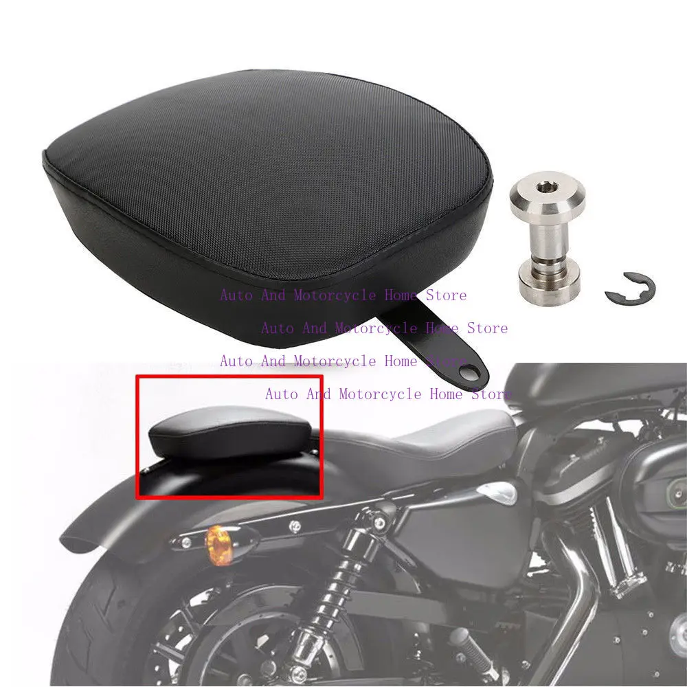 

Motorcycle Rear Passenger Seat Leather Pillion For 2010-2015 Harley Sportster Forty Eight XL1200X 1200V 72 48