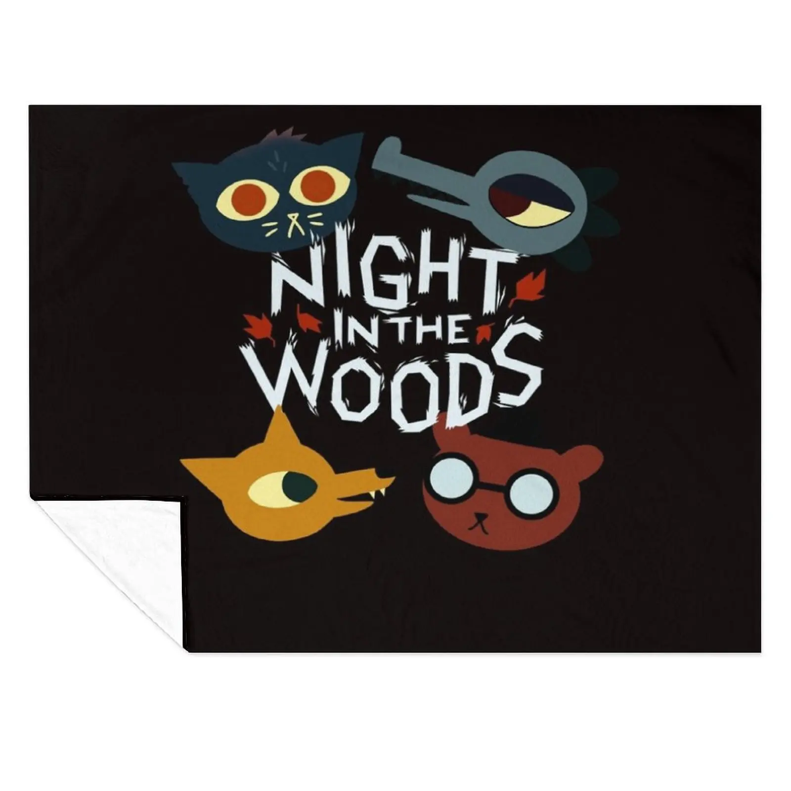

Night in the Woods all characters Throw Blanket Extra Large Throw Weighted Sofa Quilt Personalized Gift Blankets