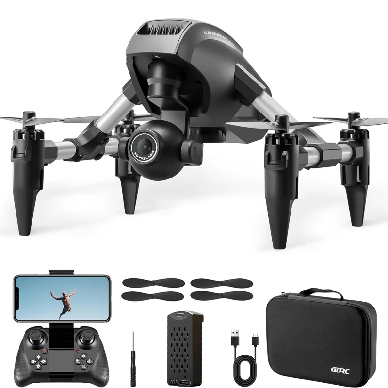 2025 New V42 WIFI FPV Drone Wide Angle HD 4K/1080P Camera Height Hold  Quadcopter RC Helicopter Drones Toy Gift for Kids Adults
