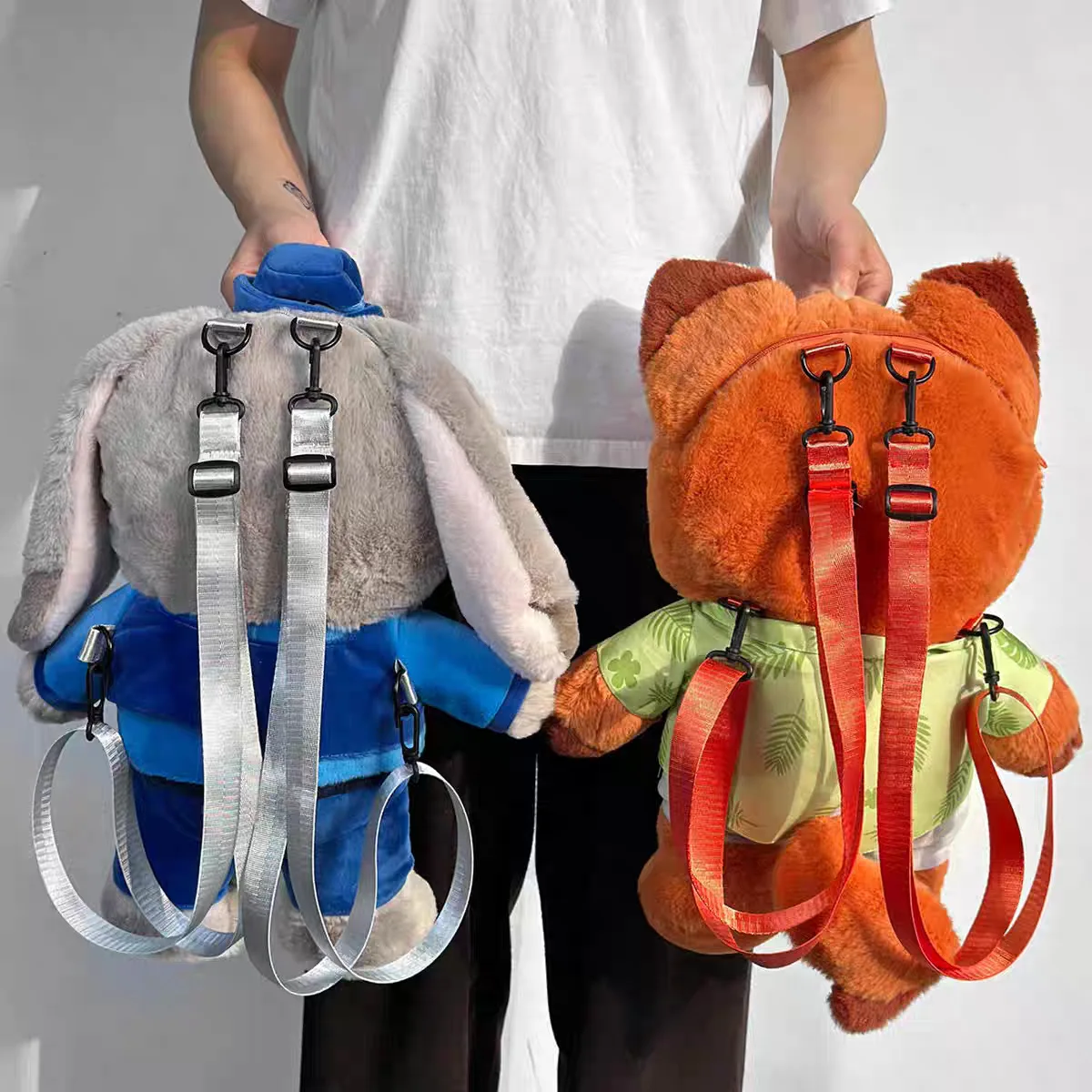 ديزني زوتوبيا دمية حقيبة كروسبودي لطيف الكرتون جودي نيك سعة كبيرة أفخم على ظهره حقائب ركاب هدايا الموضة عادية