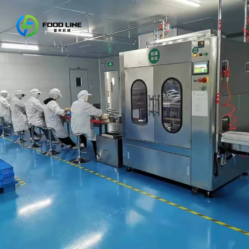 Customized Automatic Piston Plastic Glass Bottle Liquid Sauce Straw Jar Honey Filling Capping Machine Line Bottle Filler