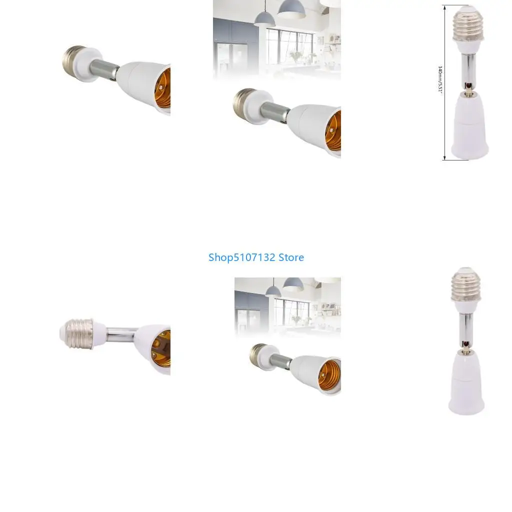 87HD E26/E27 to E26/E27 Base Adjustable Socket Converter Extension Adapter