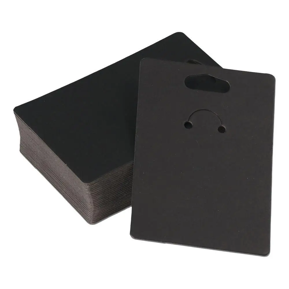 Black Keychain Cards Keychain Display Paper Jam White Blank Hanging Cards Brown Hanging Display Jewelry Display