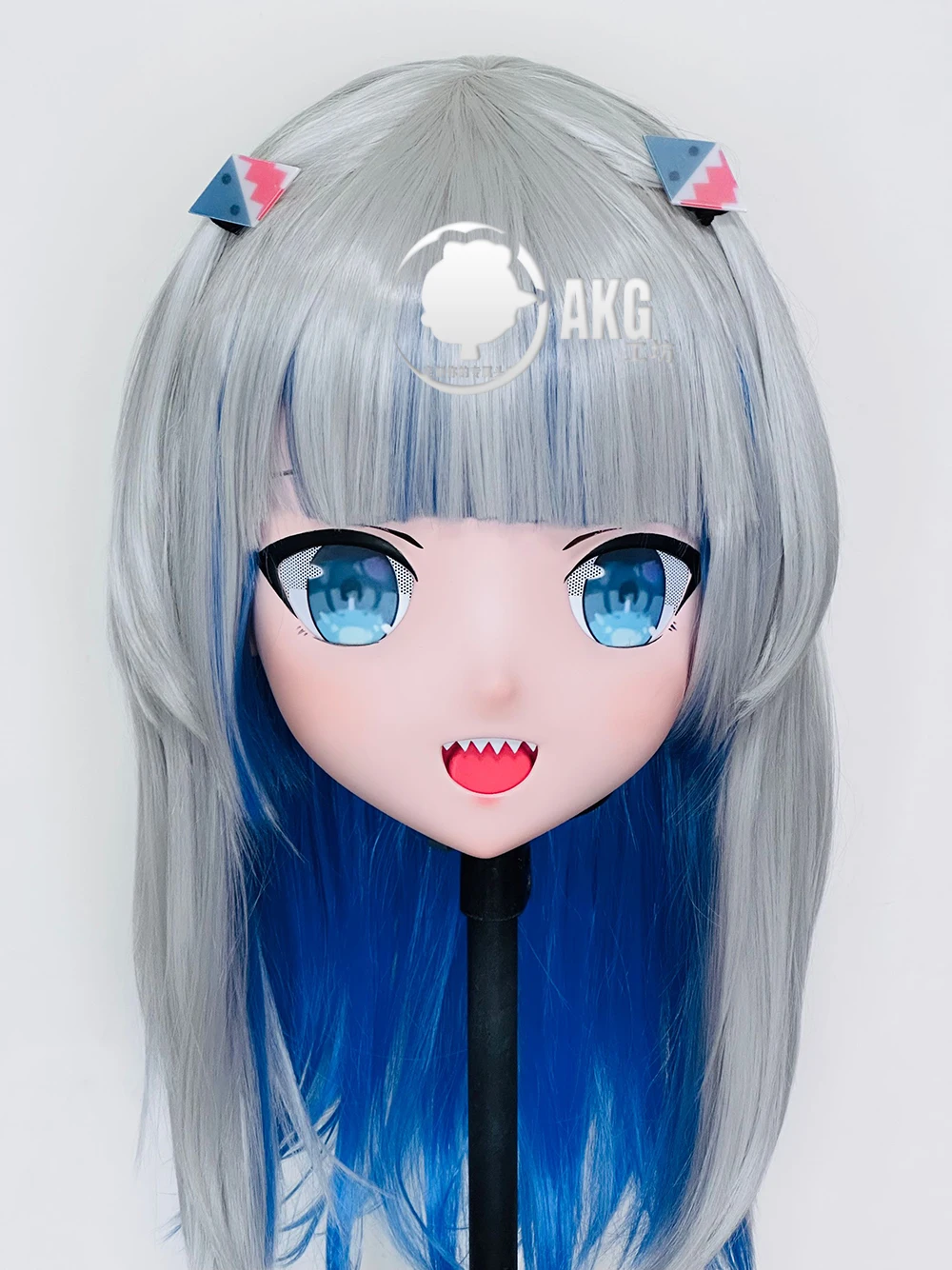 (AL101) Customize Character Crossdress Female/Girl Resin Half/Full Head With Lock Cosplay Japanese Anime Game Role Kigurumi Mask