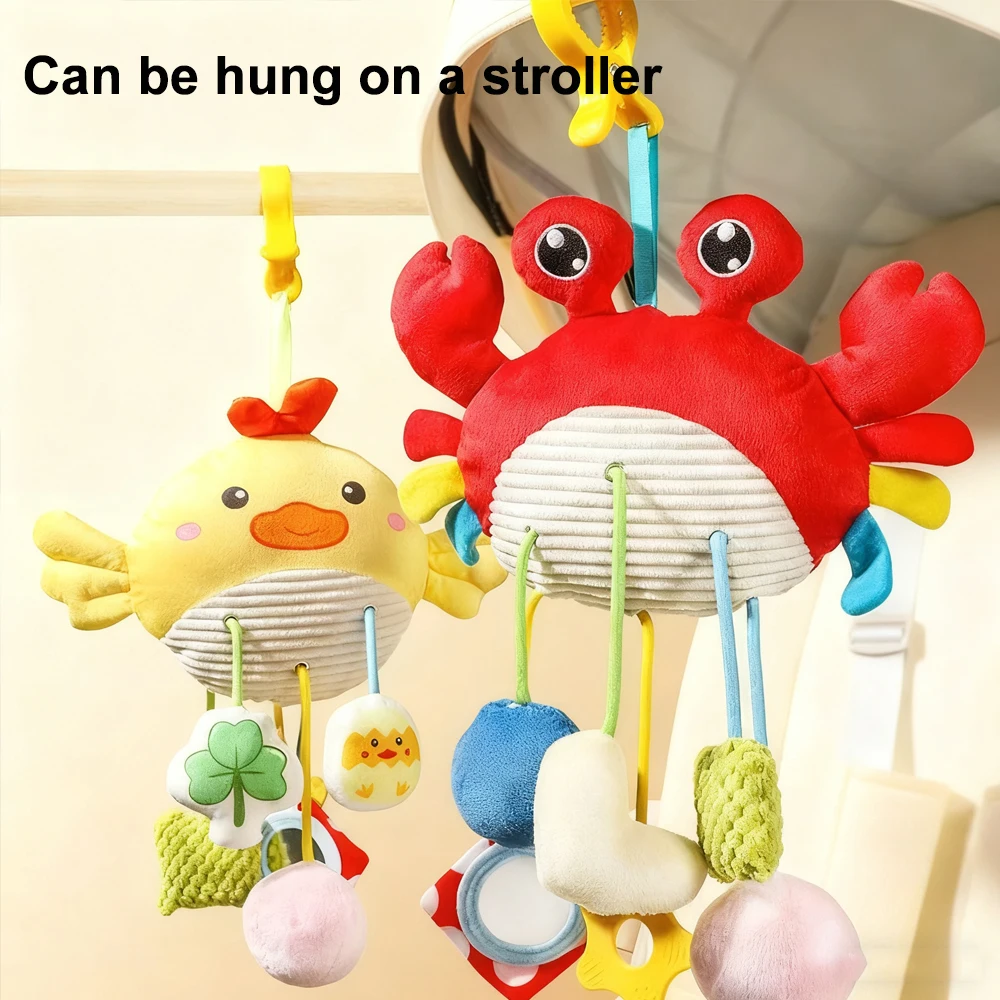 Bett hängender Kordelzug, Jubelspielzeug, Bettglocken-Anhänger, kann geknüpft werden, Kordelzug-Cartoon-Anhänger, Weihnachts- und Geburtstagsgeschenke für Kinder