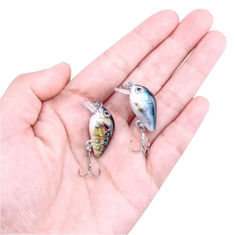 

30mm 1.6g Japan Hard Bait Pesca Floating Fishing Lures bass Pesca Fishing Lures Crazy Wobbler Mini Topwater Crankbait Artificial